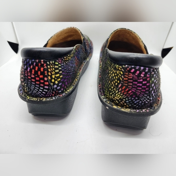 Alegria Leather Debra Viewmaster closed heel clog slip resistant sz 37/8 - Picture 4 of 9